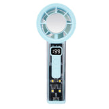 High-Speed Handheld Mini Fan With Digital Display Ice-Cooling Portable For Outdoor And Desk Use