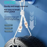 KP-317 Fast-Charging Data Cable 65W Thickened Mobile Phone Charging Cable Compatible With Huawei Apple And Android Hot-Selling Cross-Border Product