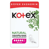Kotex Natural Ultra Quadro Sanitary Pads - Hypoallergenic, Chemical-Free, Eco-Friendly Menstrual Protection