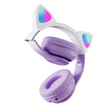 Gradient-colored Foldable Card-insert Wireless Bluetooth Headphones