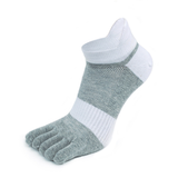 Ear-lifting five-finger socks-Orange-Size L-Cotton-1 pair