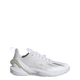 adidas Womens Adizero Cybersonic Tennis Shoes Sneaker White/Silver Metallic/Grey 11.5