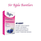 Agiss Hair Removal Wax Strips: Body, Face, Bikini & Underarm - 41 Strips for Normal Skin - Long Lasting Smoothness