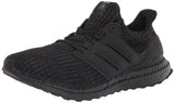 adidas Womens Ultraboost 4.0 DNA Running Shoe Black/Black/Active Red 5.5