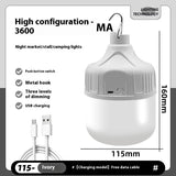 Led Stall Night Market Stall Light Outdoor Camping Charging Wireless Lighting