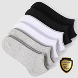 7A-Level Antibacterial Socks Mens Low-Rise Invisible Socks Summer