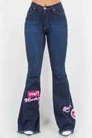 Sweet Heart Bell Bottom Jean- Inseam 32\"