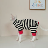 Belly-protecting Four-legged High-elasticity Fur-free Cat Clothing