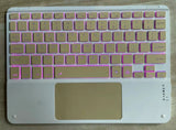 Bluetooth Keyboard With Touch For Mobile Phone Tablet Wireless Rechargeable