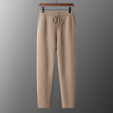 Thickened Assorted Colors Cashmere Men's Casual Loose Knitted Casual Pants