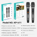 KP-10 11 12 Best-selling Universal 2.4G Wireless Microphone System1 To 2 Handheld Mics In Stock