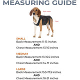 Back Brace For Dogs With IVDD, Arthritis, Back Pain, Surgical Recovery And Rehabilitation, Dachshund Back Pain Relief, IVDD Harness