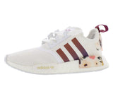adidas NMD_R1 Womens Shoes Size 11 Color: Cloud White/Power Berry/Gold Metallic-White