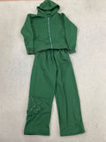 Loose-fit Tailored Hooded Zip-up Sweatshirt Jacket