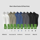 Men's Pure Cotton Odor-Resistant Sweat-Absorbent Mid-Calf Socks For Summer