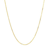 18k Yellow Gold Cable Chain 1.1mm