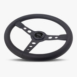 The Daytona | Black Leather | Black Spoke | Black Stitch