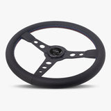 The Daytona | Black Leather | Black Spoke | Bavarian Stitch