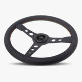 The Daytona | Black Leather | Black Spoke | Euro Stitch