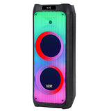 Portable Bluetooth Speaker With Dual 8-Inch Speakers