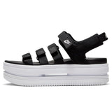 Nike Icon Classic Womens Sandals (DH0224-001BLACK/WHITE-WHITE) Size 12