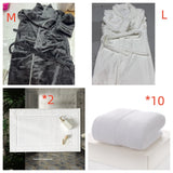 Extended Autumn And Winter Coral Fleece Bathrobe