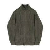 Half Turtleneck Men's Spring And Autumn All-matching Lazy Style Solid Color Sweater Coat