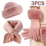 A 3-piece Winter Warm Glove Set