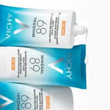 Vichy Daily Moisturizing Cream with SPF50+ - Anti-Aging Face Cream for Sensitive Skin, Hyaluronic Acid & Mineral 89