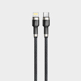 KP-318 Braided 65W Fast-Charging Data Cable Durable Overcharge Protection Type-C Compatible With Apple Android And Huawei