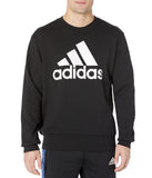 adidas Mens Essentials French Terry Big Logo Sweatshirt Black Small