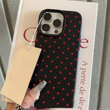 Polka Dot Phone Case Silicone Full-body Cover