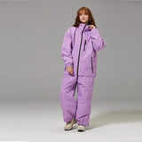 Unisex Windproof And Waterproof Loose-fitting Fashionable Ski Suit Set