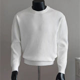 Knitted Sweater Men's Retro Loose Long-Sleeve Top