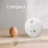 Smoke and Fire Detector Alarm – Portable Photoelectric Fire Alarm with Silence Button