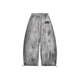 Mottled, Distressed Casual All-match Sweatpants