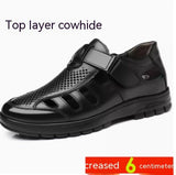 Summer Hollow Leather Sandals for Women
