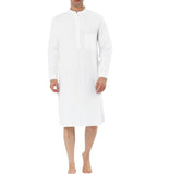 Fashion Simple Pocket Men's Shirt Robe