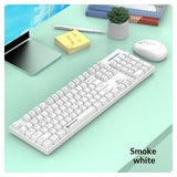 Cross-border 18-Step Crossing W1060 24G Wireless Three-Piece Color Keyboard And Mouse Set
