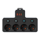 European Standard Multi-plug Household Power Row Plug