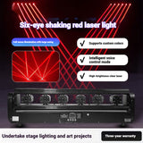 Six-eye Double Swing Full Color Laser Lamp