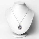 2.12 Carat Genuine Amethyst .925 Sterling Silver Pendant