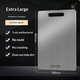 304 Stainless Steel Cutting Board, 316 Large Double-Sided Mold-Proof Chopping Board For Home Kitchen, Cutting & Rolling Dough, Cross-Border Labeling
