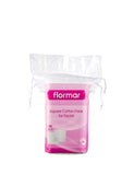 Flormar Double-Sided Soft Square Cotton Pads 50 Count