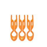 Fiona Franchimon No. 1 Hairpin in Tangerine Orange 3-Pack