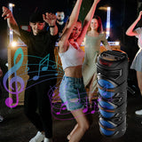 Stage Lights Bluetooth Speaker Home Wireless Microphone Portable