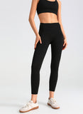 Mesh Side-pocket Stretchy Athletic Leggings