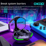 KP-223 Best-selling Bluetooth Headphones 2026 New Model Low Latency Gaming Headset With Mecha Style Design Long Battery Life Factory Direct In Stock