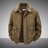 Multi-pocket Casual Cotton Jacket For Young And Middle-aged Adults