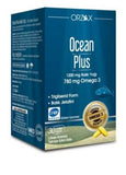 Ocean Plus Omega-3 Supplement - 1200 mg Purified Fish Oil Capsules